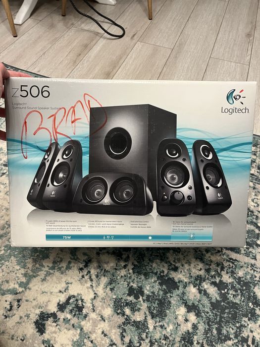 Sistem audio Logitech 5.1 + adaptor Bluetooth