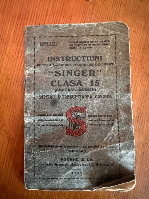 Singer 1927 Masina de cusut Vintage