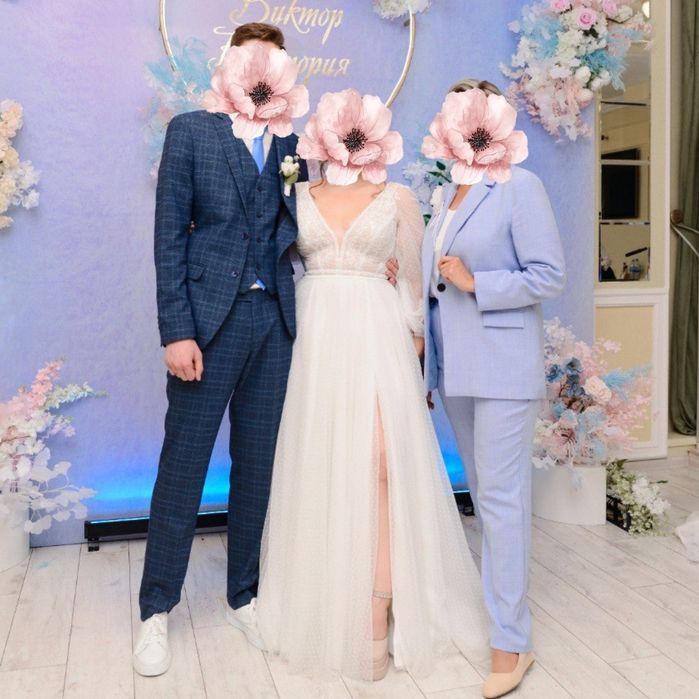 Свадебное платье б/у