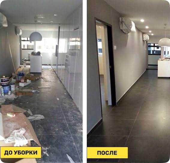 Поддерживающая и генеральная уборка помещений