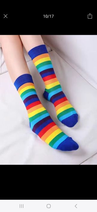 Продам интересные носки в полосочку