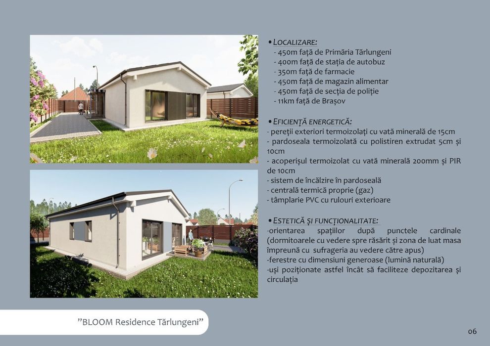 Casa singur in curte Tărlungeni