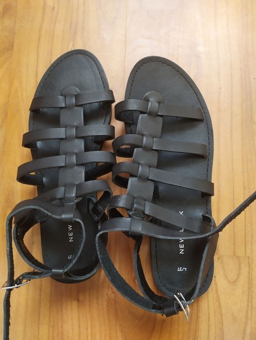 Sandale damă new look din piele măsura 37 noi