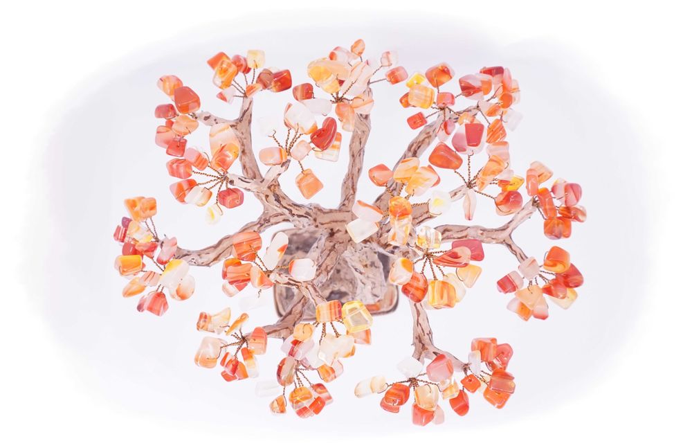 Дръвче Карнеол Индивидуална Поръчка, Подарък Юбилей, Подарък Жена