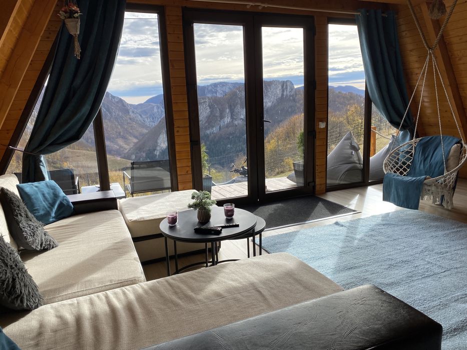 Cabana  A-frame Eagle Valley  de inchiriat ( Instagram )