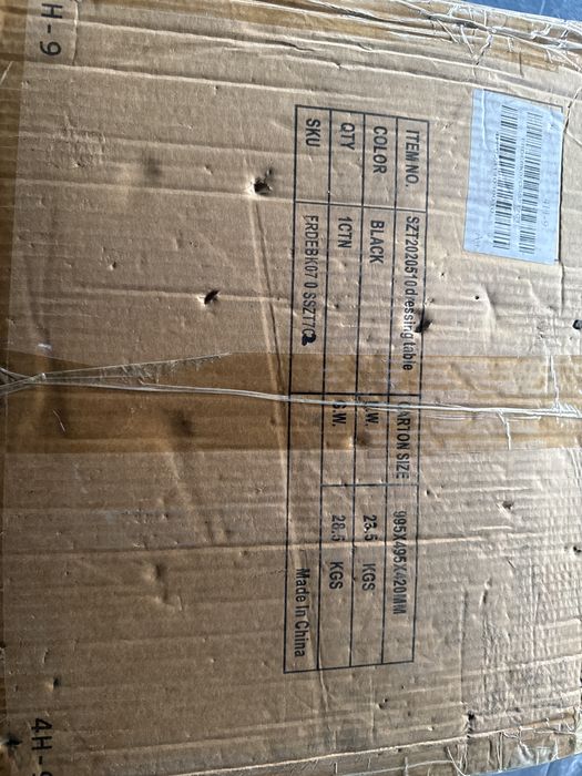 Masă de toaletă-Dressing table cu 3 oglinzi, 7 sertare și taburet, Noua