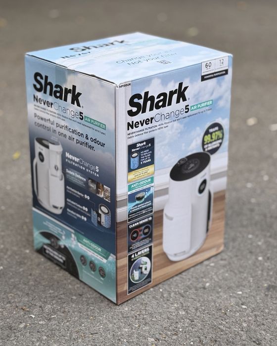 НОВ!!! Пречиствател за въздух Shark NeverChange5 Air Purifier HP150UK, HEPA, до 60 m²