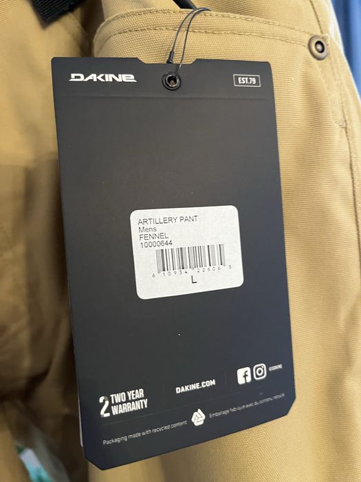 Pantaloni snowboard Dakine Artillery