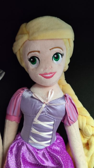 Плюшени играчки  Елза и Анна, Ариел, Снежанка,Рапунзе45см