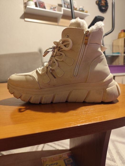 Дамски боти Tendenz от  еко кожа/текстил