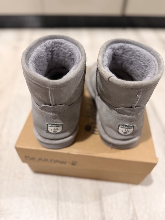 Ghete BEARPAW Alyssa Gray marimea 34, copii