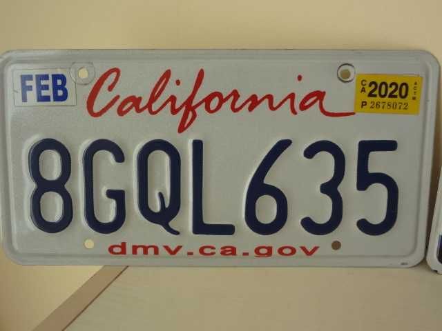 Автомобилни номера (регистрационни табели) от САЩ