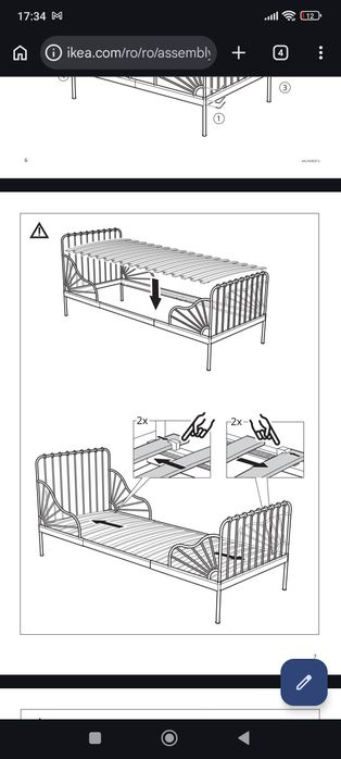 Pat extensibil MINNEN Ikea
Pat exten
PatPat extensibil