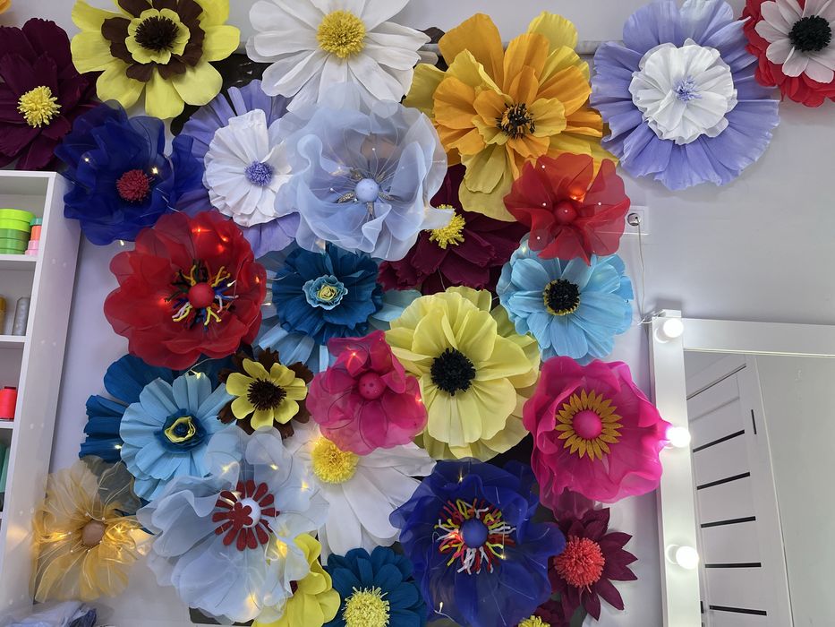 3D настенные цветы