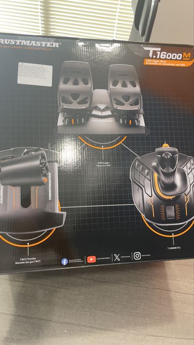 Игровой контроллер Thrustmaster T-16000M FCS Flight Pack