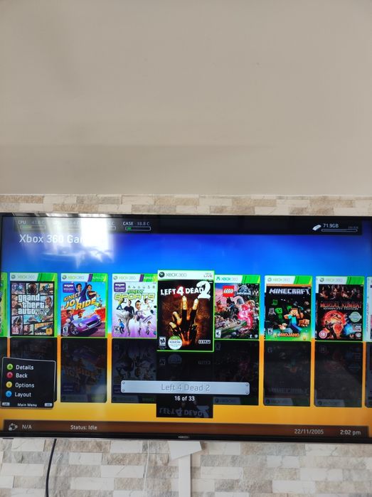 Xbox 360 Slim 320 gb/kinect/33 jocuri/ GTA 5