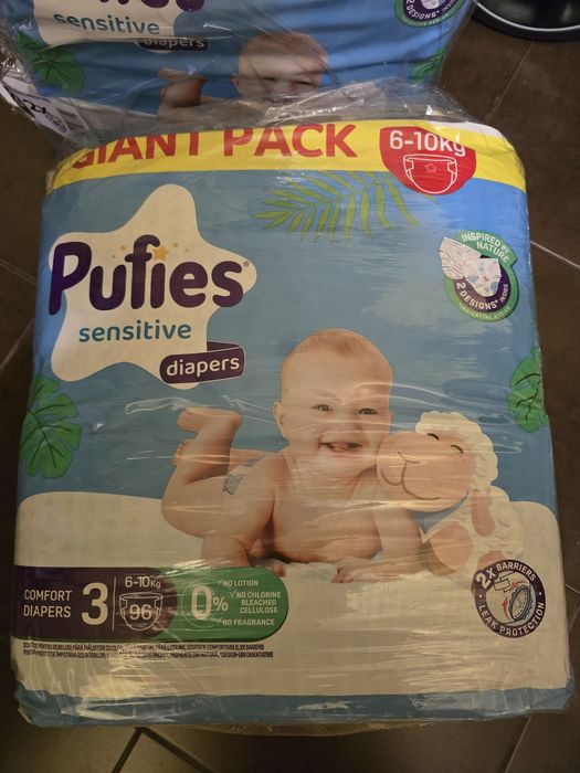 3 -ка  памперси Pufis Sensitive