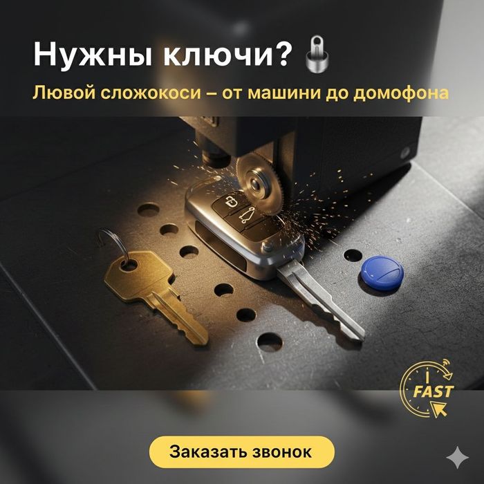 Avto eshiklarini ochish, Kalit yasash