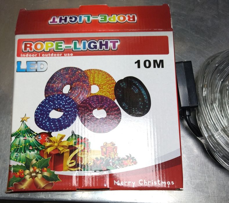 Светещ LED Маркуч - 10м Многоцветен