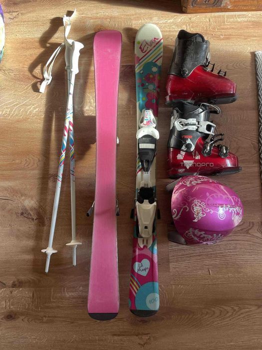Детски Ски, обувки и каска