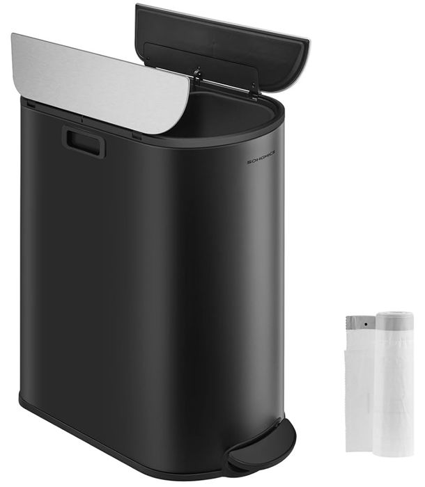 Кухненски кош за отпадъци с 2 отделения