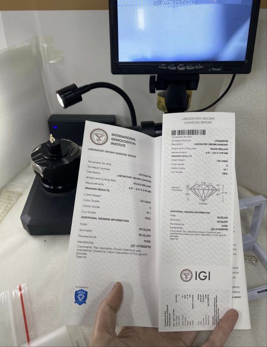 Серьги с бриллиантами 2 карата