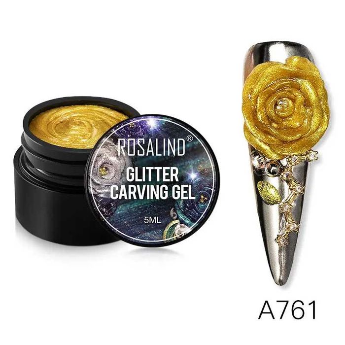 ROSALIND 3D Uv&Led пластелин с брокат за моделиране