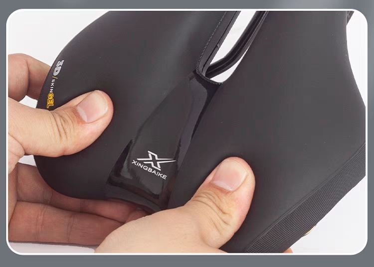 Сидение велосипедное XINGBAIKE 3D/SKIN GEL. (в коплекте фонаря нету).