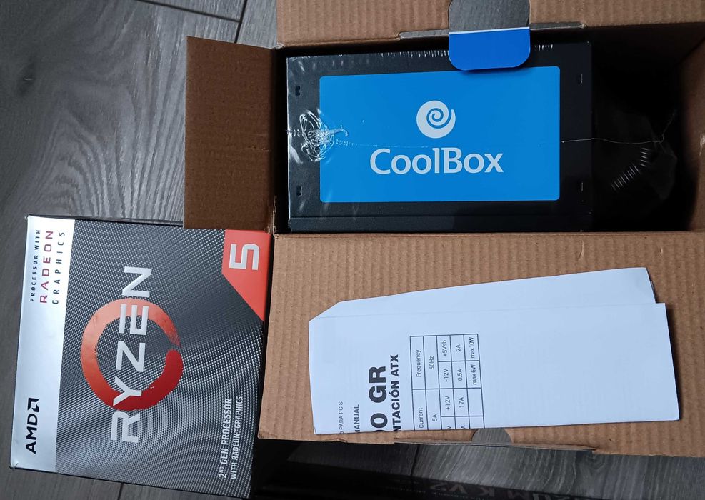 KIT Ryzen 5/3400G (lipseste doar carcasa).