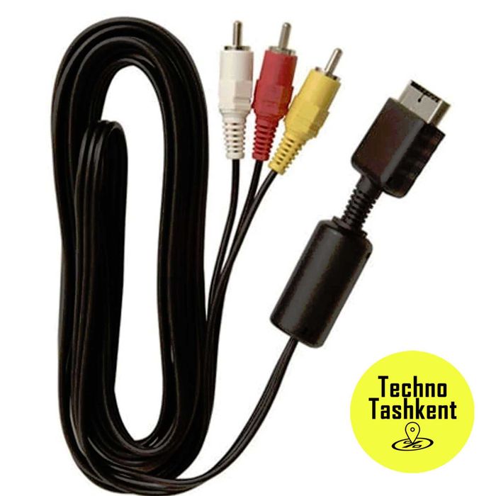 AV кабель для playstation 2 (ps2 кабель) (Dostavka Bor)