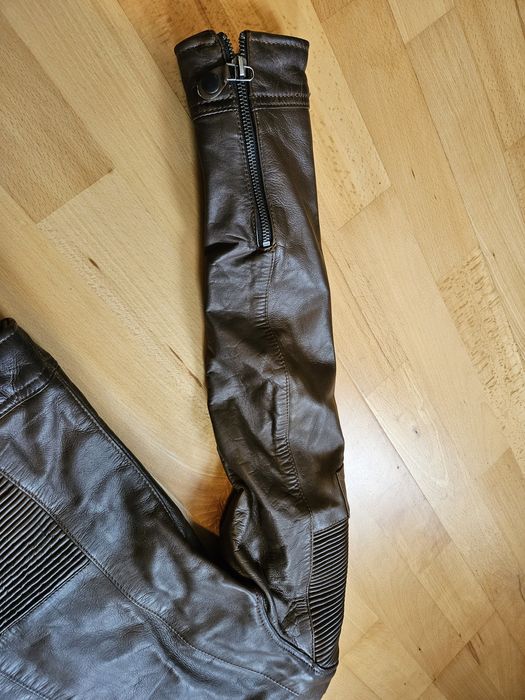 Чисто ново дамско кожено мото яке S – Black Cafe London