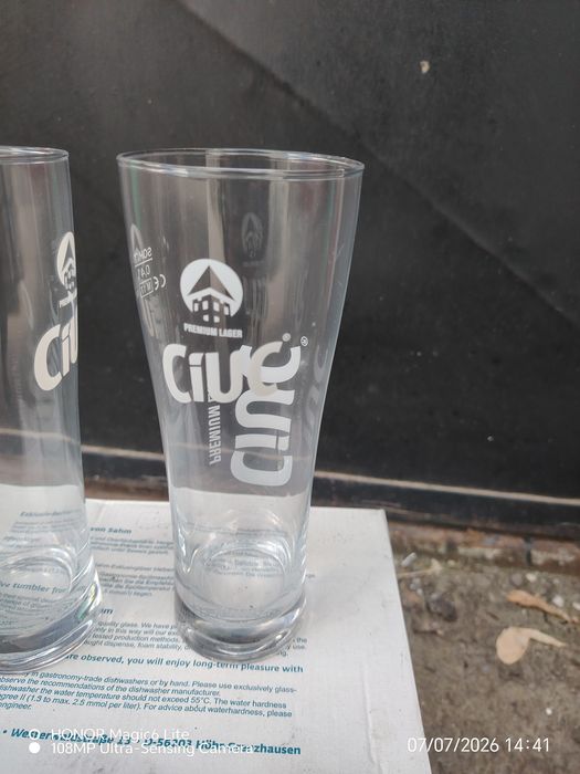 Pahare Ciuc 400 ml set 6 bucăți noi