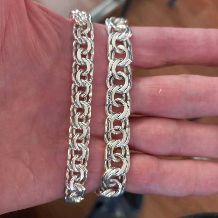 Браслет Бисмарк серебро 925