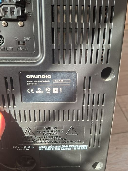 Subwoofer grunding  115wati