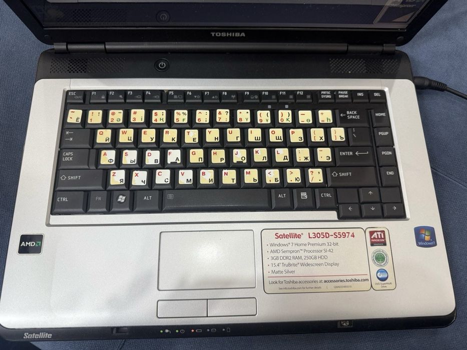 Продам Ноутбук Toshiba