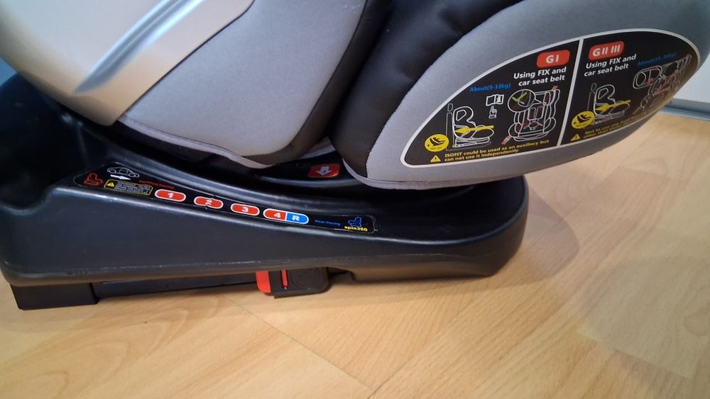 CHIPOLINO Стол за кола 0-36 кг. EVOLUTE ISOFIX 360° КАРБОН