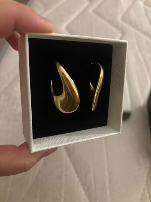 Золотые сережки эксклюзив