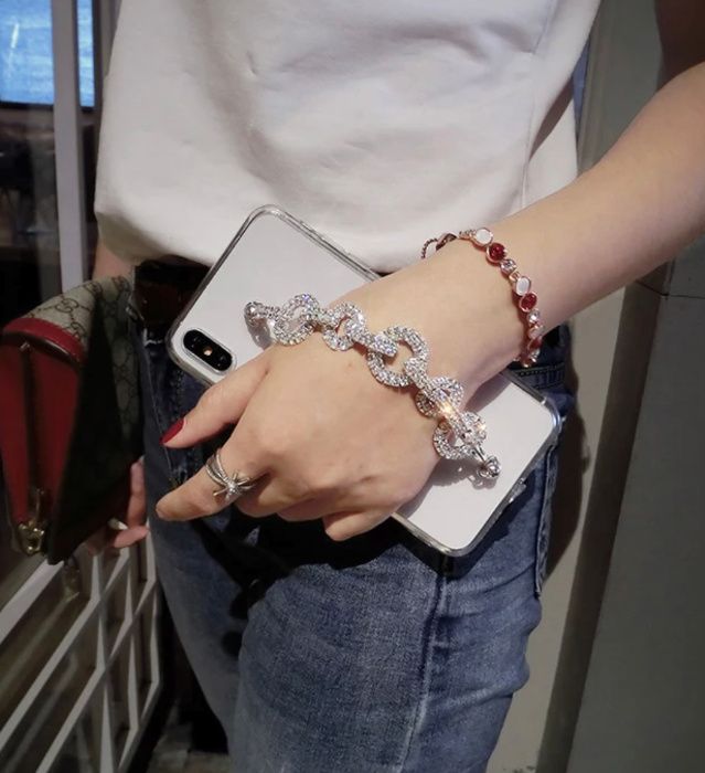 Husa cu bratara de mana pt. Huawei P40 Lite, P40 Lite 5G , P40 Pro