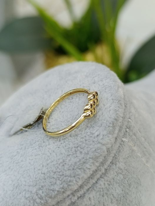 Золотое кольцо, цвет жёлтый, проба 585, вес 0,74 размер 17,5 см