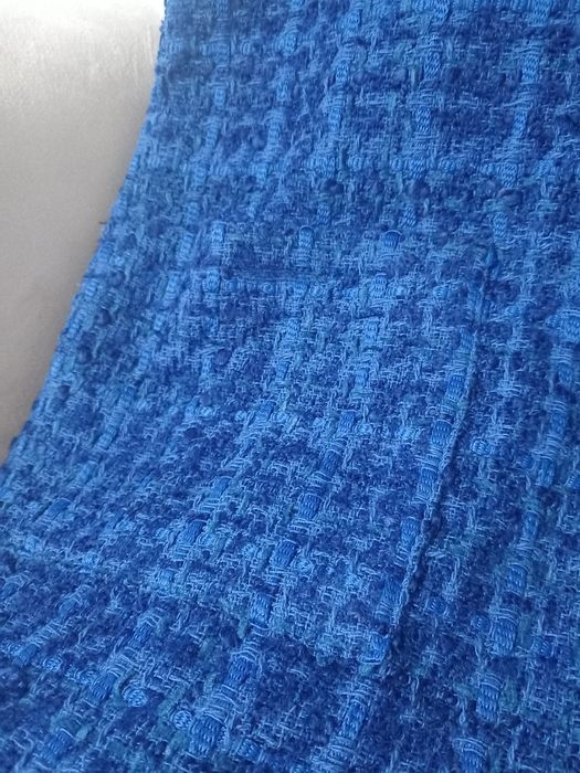 Sarafan Zara albastru din tweed mărimea XS Zara nou cu etichetă