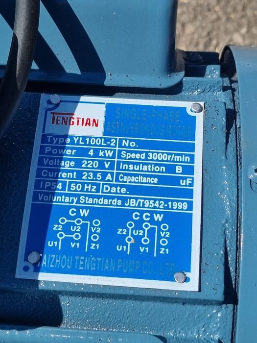 Motor electric 4 kw /3000 rpm
