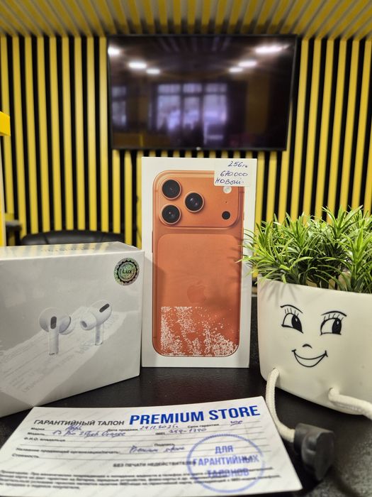 Новый,Iphone 17Pro,256гб,Kaspi0-0-12