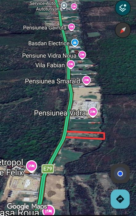 Vând teren intravilan între Baile Felix și Hidisel de jos