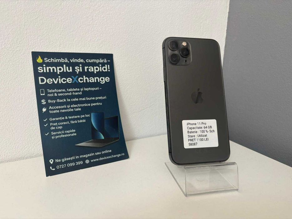 iPhone 11 Pro 64GB 100% SH * Garantie *Buy Back * deviceXchange