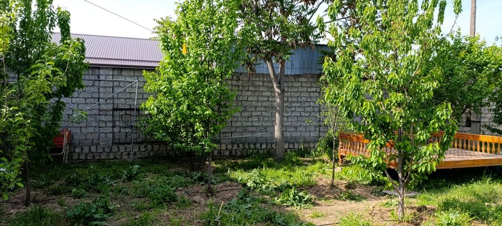 Кирпичный дом и участок