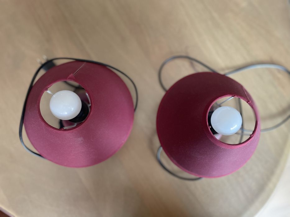 2 x veioze moderne, becuri led incluse