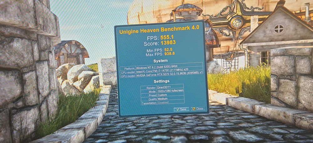 Супер Геймърско PC Intel I7 14700 20/28 Core/64Gb D5/1.5TB SSD/RTX 5070/Гаранция