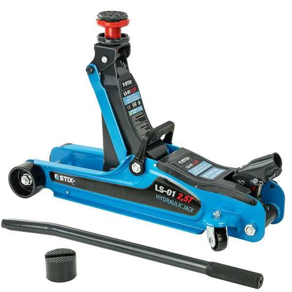 Нископрофилен хидравличен крик крокодил 2.5 тона 85 – 365мм STIX