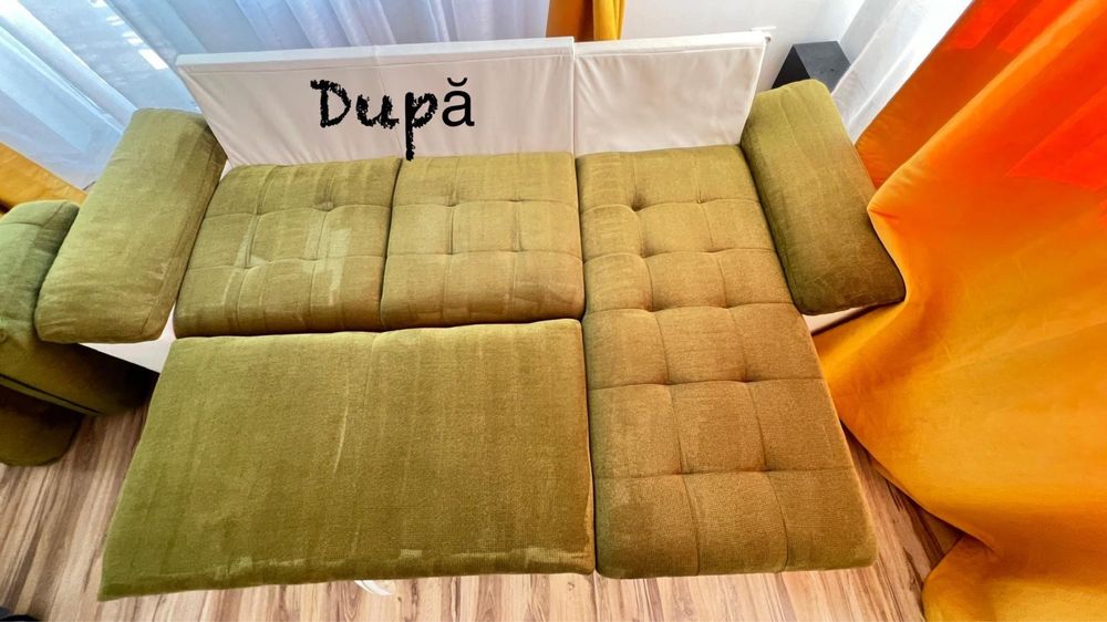 Servicii de curatare profesionala canapele/banchete auto si mochete.