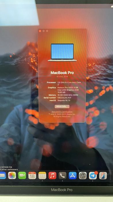 Mac Pro 2019 corei7 Mac book